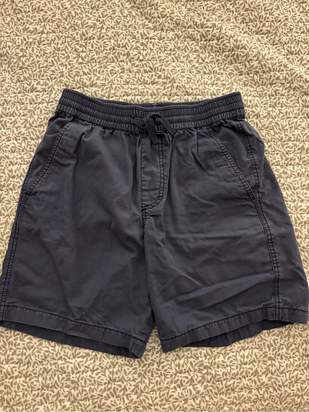 Eddie Bauer Navy Drawstring Athletic Shorts